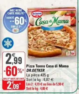 G20 Pizza Tonno Casa di Mama offre