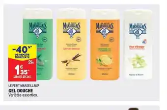 ALDI Gel douche le petit marseillais offre
