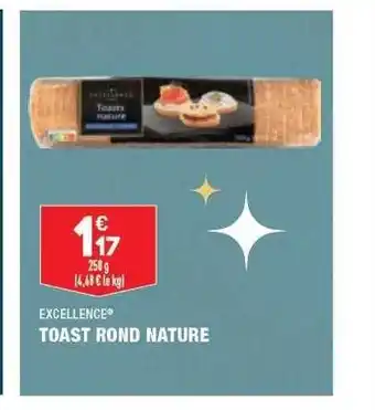 ALDI Toast rond nature excellence offre