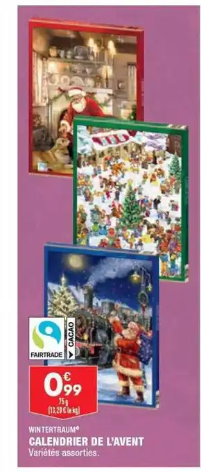 ALDI Calendrier de l'avent wintertraum offre