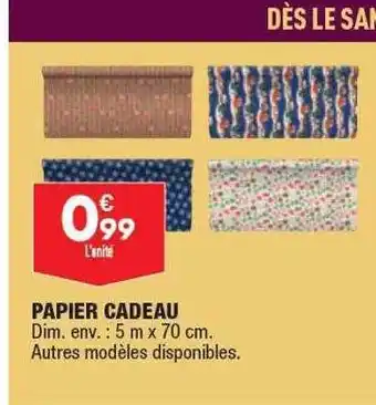 ALDI Papier cadeau offre