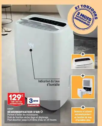 ALDI Déshumidificateur d'air quigg offre