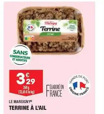 ALDI Terrine à l'ail le marsigny offre