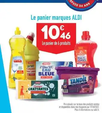 ALDI Le panier marques aldi offre