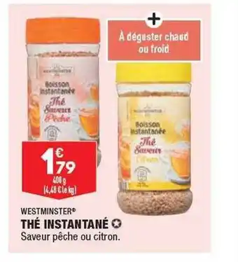 ALDI Thé instantané westminster offre