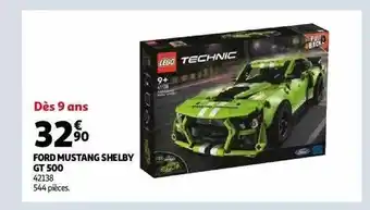 Auchan Ford mustang shelby gt 500 lego technic offre