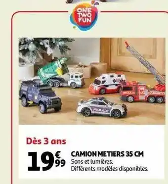 Auchan Camion metiers 35 cm offre