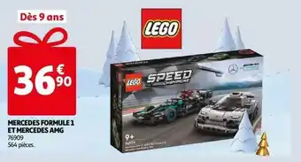 Auchan Mercedes formule 1 et mercedes amg lego speed champions offre