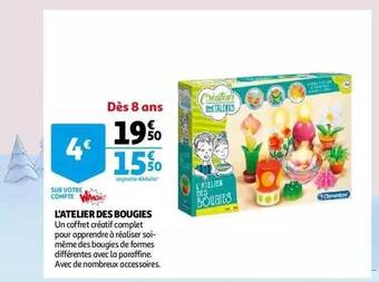 Auchan L'atelier des bougies offre