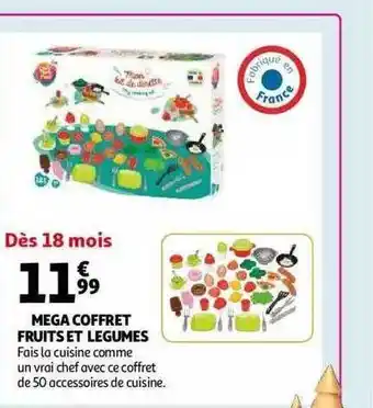Auchan Méga coffret fruits et légumes offre
