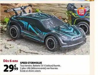 Auchan Speed storm blue offre