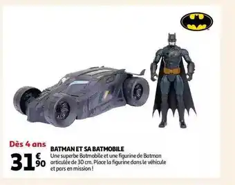 Auchan Batman et sa batmobile offre