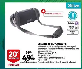 Auchan Enceinte bt qilive q1553 pb offre