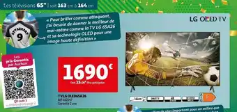 Auchan Tv lg oled65a256 offre