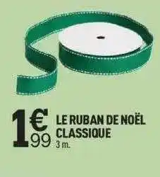 Centrakor Le ruban de noël classique offre