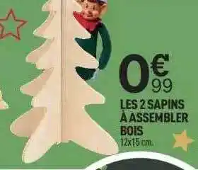 Centrakor Les 2 sapins à assembler bois offre