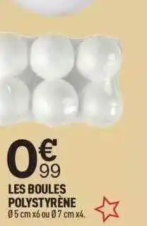 Centrakor Les boules polystyrène offre