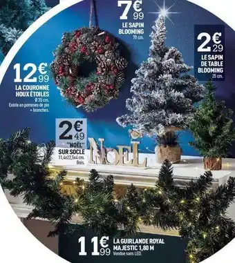 Centrakor La couronne houx étoiles, le sapin blooming, offre