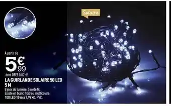 Centrakor La guirlande solaire 50 led 5 m offre