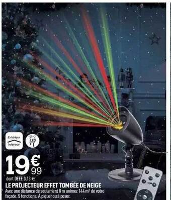Centrakor Le projecteur effet tombée de neige offre