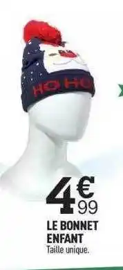 Centrakor Le bonnet enfant offre