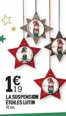 La suspension étoiles lutin