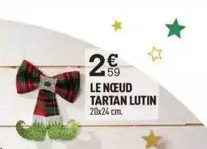 Centrakor Le nœud tartan lutin offre