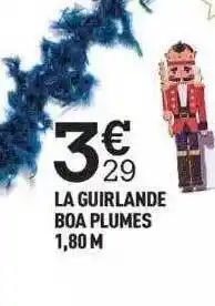 Centrakor La guirlande boa plumes 1,8 m offre