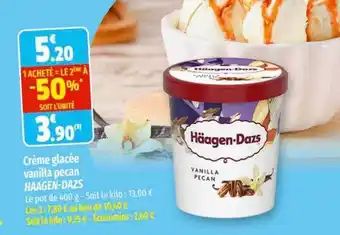 Coccinelle Express Crème glacée vanilla pecan häagen-dazs offre