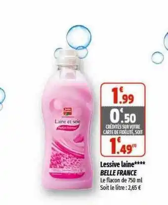 Coccimarket Lessive laine belle france offre