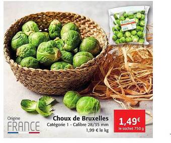 Colruyt Choux de bruxelles offre