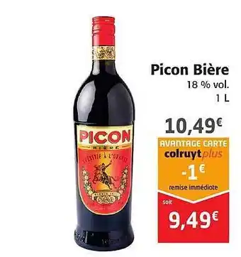 Colruyt Picon bière 18% vol. offre
