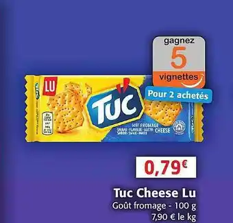 Colruyt Tuc cheese lu offre