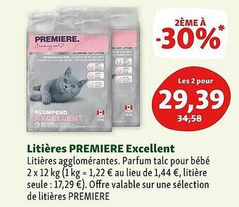 Maxi Zoo Litières première excellent offre
