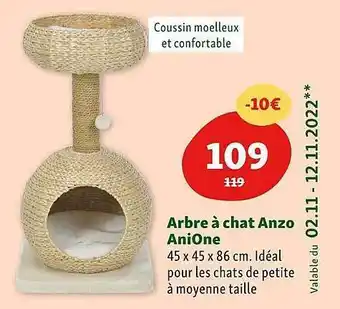 Maxi Zoo Arbre à chat anzo anione offre