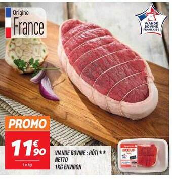 Netto Viande bovine : rôti** netto offre