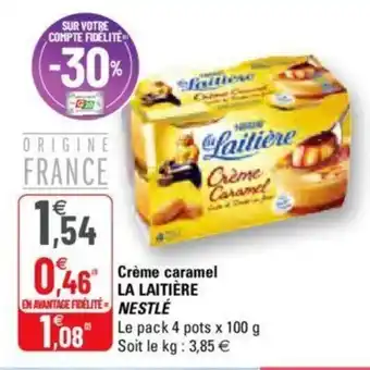 Crème caramel La Laitière