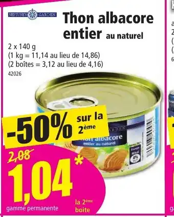 Norma Thon Albacore Entier offre