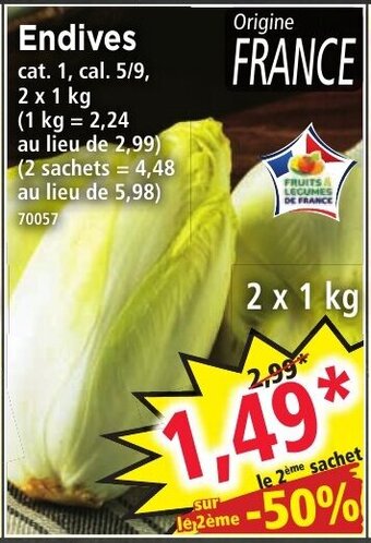 Norma Endives offre