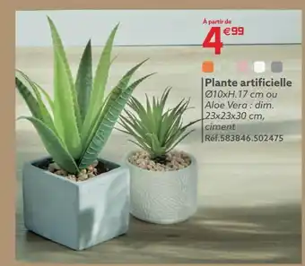 Plantes artificielles