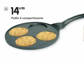 Gifi Poêle 4 compartiments offre