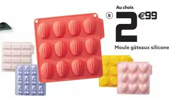 Gifi Moule gateaux silicone offre