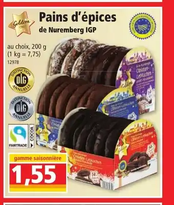 Norma Pains D'Epices offre