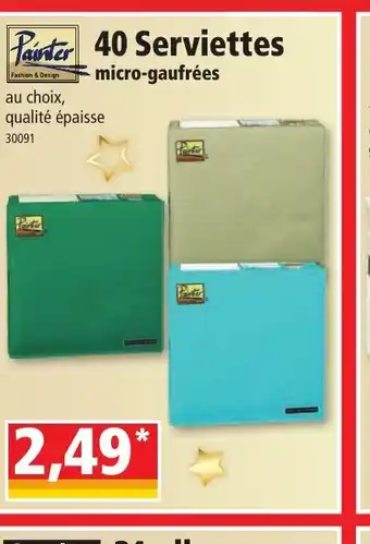 Norma 40 Serviettes offre