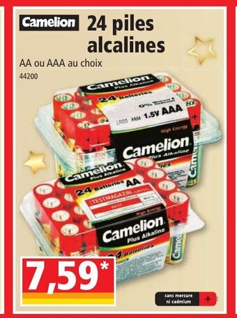 Norma 24 Piles Alcalines offre
