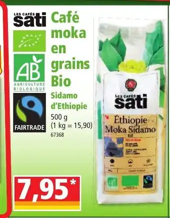 Norma Cafe Mka En Grains Bio offre