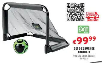 Trafic Set de 2 buts de football offre