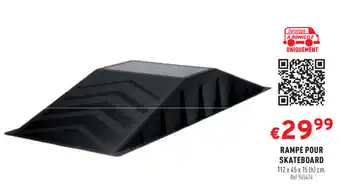 Rampe pour skateboard