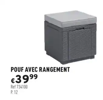 Trafic Pouf avec rangement offre