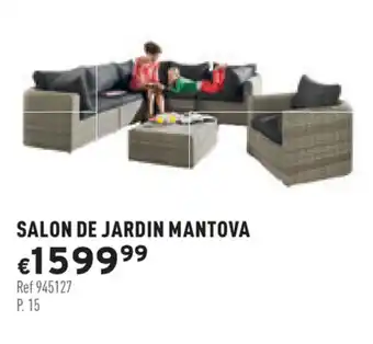 Trafic Salon de jardin mantova offre